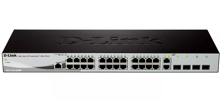 Коммутатор D-link DES-1210-28/ME, управляемый, кол-во портов: 24x100 Мбит/с, кол-во SFP/uplink: combo RJ-45/SFP 4x1 Гбит/с, установка в стойку (DES-1210-28/ME/B3B)