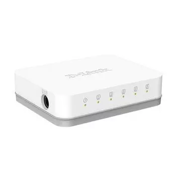 Коммутатор D-Link DGS-1005A, кол-во портов: 5x1 Гбит/с (DGS-1005A/G1A)
