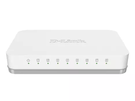 Коммутатор D-link DGS-1008A, кол-во портов: 8x1 Гбит/с (DGS-1008A/E1A)