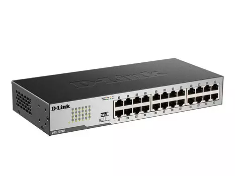 Коммутатор D-link DGS-1024D, кол-во портов: 24x1 Гбит/с, установка в стойку (DGS-1024D/I2A)