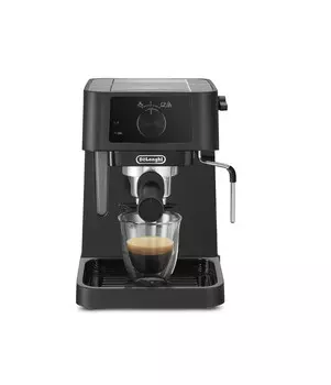 Кофеварка рожковая De'Longhi Stilosa EC230.BK, молотый, 1л, ручной капучинатор, черный, 1100Вт