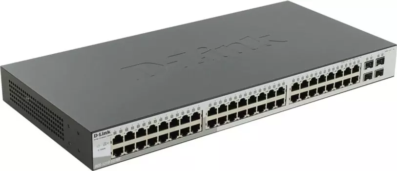Коммутатор D-link DGS-1210-52/ME, управляемый, кол-во портов: 48x1 Гбит/с, кол-во SFP/uplink: SFP 4x1 Гбит/с, установка в стойку (DGS-1210-52/ME/A1A)