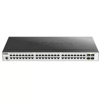 Коммутатор D-link DGS-3000-52X, управляемый, кол-во портов: 48x1 Гбит/с, кол-во SFP/uplink: SFP+ 4x10 Гбит/с, установка в стойку (DGS-3000-52X/B1A)