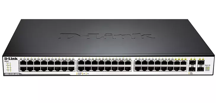 Коммутатор D-link DGS-3120-48TC, управляемый, кол-во портов: 44x1 Гбит/с, кол-во SFP/uplink: combo RJ-45/SFP 4x1 Гбит/с, установка в стойку (DGS-3120-48TC/B1AEI)