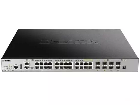 Коммутатор D-link DGS-3630-28TC, управляемый, кол-во портов: 20x1 Гбит/с, combo RJ-45/SFP 4x1 Гбит/с, кол-во SFP/uplink: SFP+ 4x10 Гбит/с, установка в стойку (DGS-3630-28TC/A2ASI)