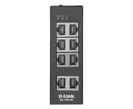 Коммутатор D-link DIS-100G-8W, кол-во портов: 8x1 Гбит/с (DIS-100G-8W/A1A)
