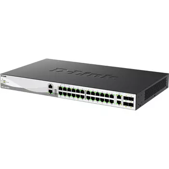 Коммутатор D-Link DMS-3130-30TS, управляемый, кол-во портов: 24x2.5 Гбит/с SFP28 4x25, кол-во SFP/uplink: RJ-45 2x10 Гбит/с, установка в стойку (DMS-3130-30TS/A1A)