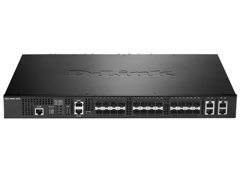 Коммутатор D-link DXS-3400-24SC, управляемый, кол-во портов:, SFP+ 20x10 Гбит/с, кол-во SFP/uplink: combo RJ-45/SFP+ 4x10 Гбит/с, установка в стойку (DXS-3400-24SC/A1ASI)