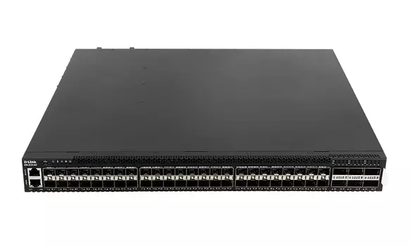 Коммутатор D-Link DXS-3610-54S, управляемый, кол-во портов:, SFP+ 48x10 Гбит/с, кол-во SFP/uplink: QSFP28 6x100 Гбит/с, установка в стойку (DXS-3610-54S/A1ASI)