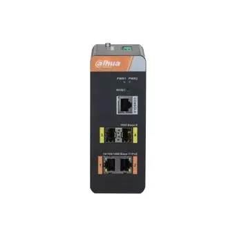 Коммутатор DAHUA DH-PFS4204-2GT-DP , управляемый, кол-во портов: 2x1 Гбит/с, SFP 2x1 Гбит/с, PoE: 2x60Вт (макс. 120Вт) (DH-PFS4204-2GT-DP )