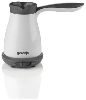 Кофеварка турка электрическая Gorenje TCM330, 550 Вт, кофе молотый, 330 мл, белый (TCM330W)