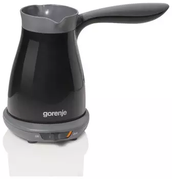 Кофеварка турка электрическая Gorenje TCM330, 550 Вт, кофе молотый, 330 мл, черный (TCM330B)