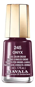Лак для ногтей Nail Color Cream 5мл: 245 Onyx