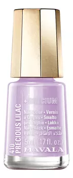 Лак для ногтей с кремнием Silicium Nail Color 5мл: 410 Precious Lilac