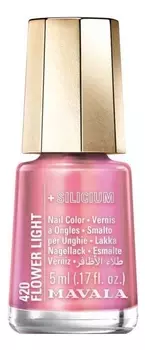 Лак для ногтей с кремнием Silicium Nail Color 5мл: 420 Flower Light
