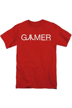 Футболка Atari Gamer с коротким рукавом для взрослых Gildan, красный