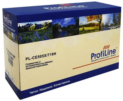 Картридж ProfiLine PL_CE505X/CF280X/719H/720 для HP LaserJet P2055/P2055d/P2055dn/Canon i-SENSYS LBP251/LBP252/LBP253/LBP6300/LBP6310/LBP6650/LBP6670/