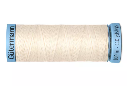 744590 Нить Silk S 303 для тонких отделочных швов, 100м, 100% шелк Гутерманн (802)