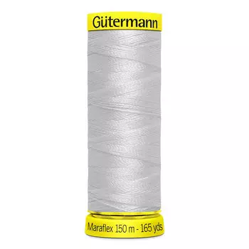 777000 Нить Maraflex для трикотажных материалов, 150м, 100% ПБТ, Gutermann (008 стальной)