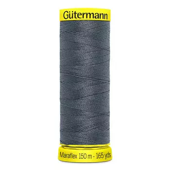 777000 Нить Maraflex для трикотажных материалов, 150м, 100% ПБТ, Gutermann (093 аспидно-серый)