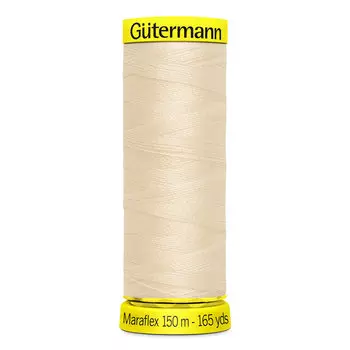 777000 Нить Maraflex для трикотажных материалов, 150м, 100% ПБТ, Gutermann (169 пломбир)