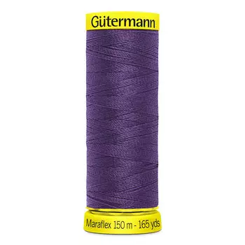 777000 Нить Maraflex для трикотажных материалов, 150м, 100% ПБТ, Gutermann (257 пыльно-фиолетовый)