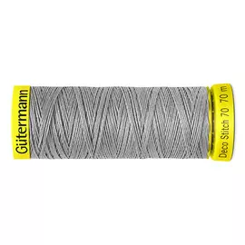 05 Нить Deco Stitch 70 для декоративных швов, 70м, 100% п/э Gutermann 702160 (040 пепельно-серый)