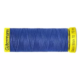 05 Нить Deco Stitch 70 для декоративных швов, 70м, 100% п/э Gutermann 702160 (315 лесная фиалка)