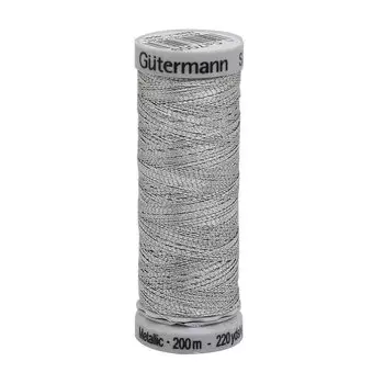 709760 Нить Sulky Metalliс отделочная металлик для машинной вышивки, 200м Gutermann (7009)