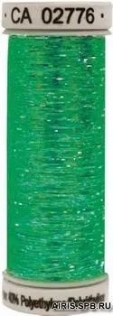 709948 Нить Sulky Holoshimmer швейная с голографическим эффектом для машинной вышивки, 200м, Гутерманн (6018)