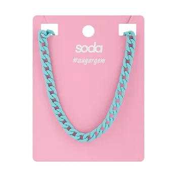SODA Ожерелье BLUE CHAIN #sugargem