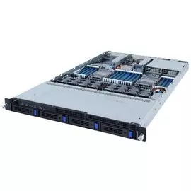 Серверная платформа 1U GIGABYTE R182-340 (2*LGA4189, C621A, 32*DDR4(3200), 4*3.5"/2.5" HDD/SSD HS, 2*PCIE, 2*Glan, Mlan, 4*USB 3.0, VGA, 2*1300W)