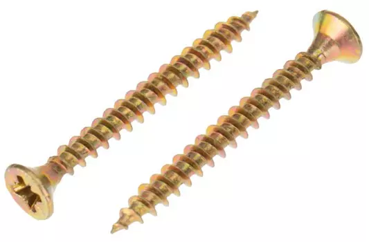 Саморез KRANZ KR-01-3311-005 универсальный 3.5х35, желтый цинк, короб (200 шт./уп.)