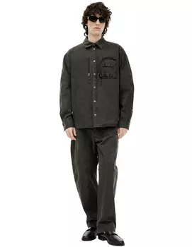 Shirt with patch pocket
