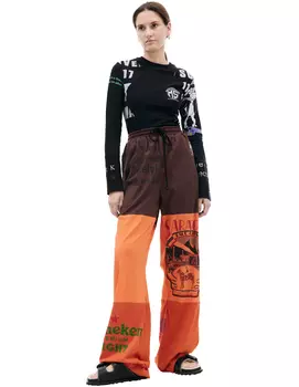 Patchwork sweatpants