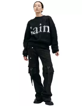 Logo mohair sweater