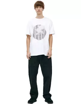 White print T-shirt