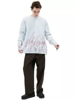 Scribble wool sweater