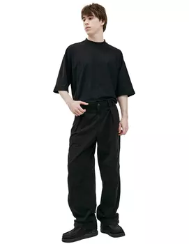 Широкие брюки из хлопка