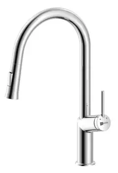 Смеситель для кухонной мойки «Lemark» Minima LM3837C с выдвижным изливом хром