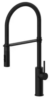 Смеситель для кухонной мойки «Paffoni» Light LIG179NONO чёрный матовый