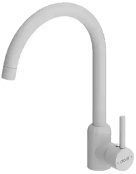 Смеситель для кухонной мойки «Dorff» Logic D3007033 белый матовый