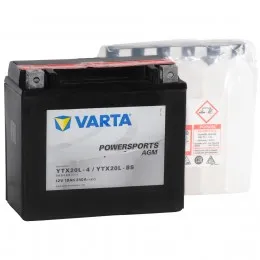 VARTA Powersports AGM YTX20L-BS 250А Обратная полярность 18 Ач (177x88x156)