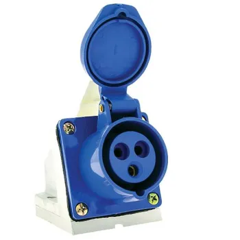 Розетка стационарная наружная EKF ps-133-63-220 133 2Р+РЕ 63А 220В IP67