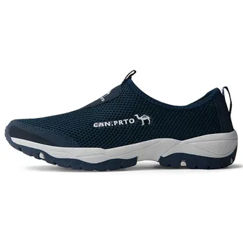 Men s Shoes Mesh Casual Shoes Summer Outdoor Sneakers Sports and Leisure Men Non-slip Climbing Shoes Breathable Men s 39 чёрный