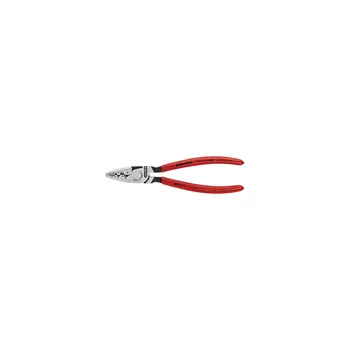 Клещи обжимные KNIPEX для концевых гильз 9771-180 (SB) серый