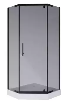 Душевой угол-ограждение «Niagara» NG-010-14DT 100/100 тонированный/черный с поддоном универсальный
