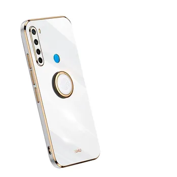 Противоударный силиконовый чехол с кольцом-держателем для Xiaomi Redmi Note 8 Note 8T, чехол для телефона Redmi Note 8T зелёный