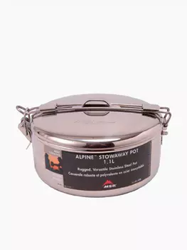 Кастрюля MSR с крышкой Alpine Stowaway Pots 1.1L 1.1л
