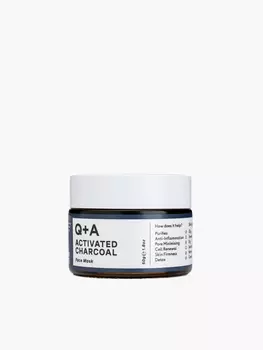 Маска для лица Q+A ACTIVATED CHARCOAL 50гр